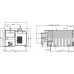 Одноступенчатый пластинчато-роторный вакуумный насос DVP LC.305HV